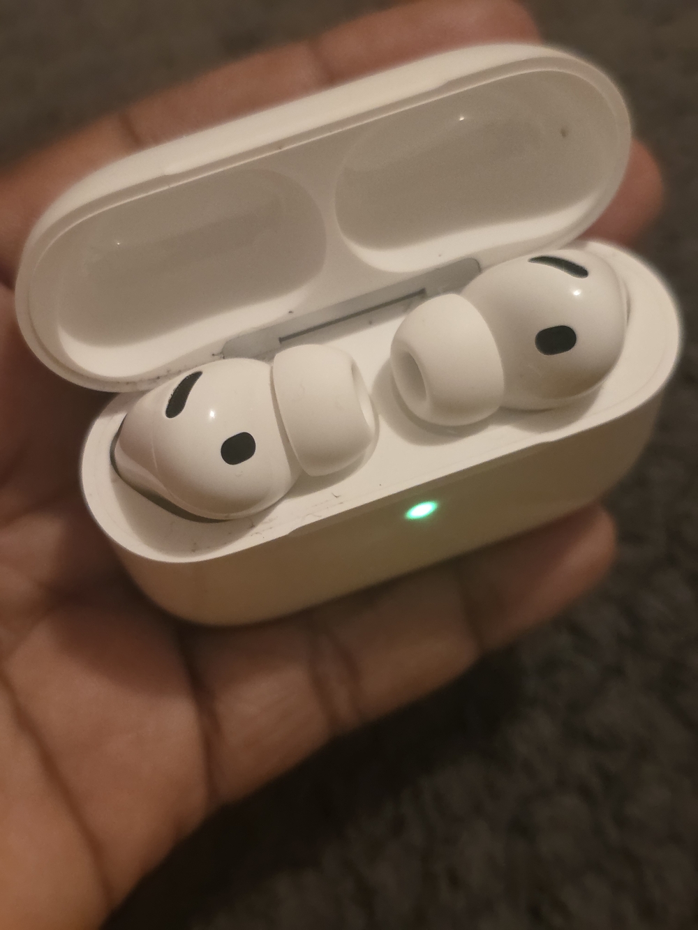 White On-Ear Wireless Earbuds with Charging Case Model A3122
